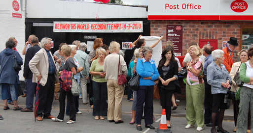 postcard world record