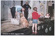 children in need postcard for 2006